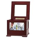 Gold Label Crystal Showcase Music Box, Snowman