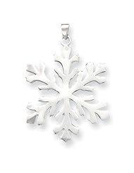 Sterling Silver Snowflake Pendant
