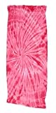 Tie-Dye Beach Towel ~ High Quality Cotton ~ Spider Pink ~ 30 X 60 In.