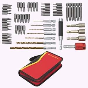 Harbor Freight Tools 58 Piece Drill and Driver Bit Set - Jobber Drill Bits - Amazon.com