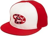 New Era MLB Men's Arizona Diamondbacks 2011 Stars And Stripes 59Fifty Cap (White/Scarlet, 7 7/8)