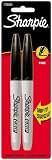 Sharpie Grip Fine Point Permanent Markers, 2 Black Markers (1738520)