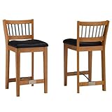 Central Park Bar Stool in Natural Autumn Blush - Home Styles - 5006-89