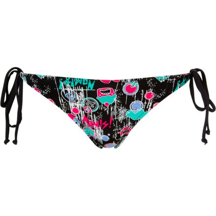 NOMIS Damen Bikini Bottom Killer Cupcake String, black, S