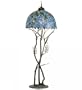 Meyda Tiffany 49879 Floor Lamp, Antique Patina Finish with Stained