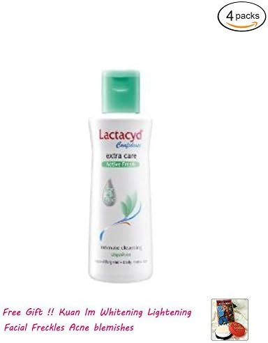 4 X Lactacyd Daily Feminine Intimate Cleansing Extra Care - Active Fresh - 150ml Amazing of Thailand