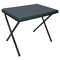 Yellowstone Resin Camping Table - Green, 52x37x40 cm