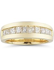 0.90 Cts Diamond Ring in 14K Yellow Gold