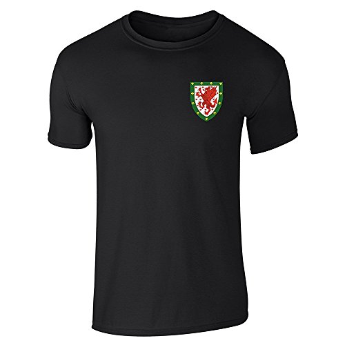 Pop ThreadsWales Soccer Retro National Team Graphic Tee T-Shirt for Men