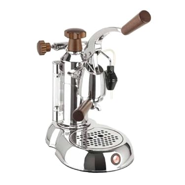 La Pavoni Psw 16 Stradavari 16 Cup Espresso Machine Chrome With Wood Handles