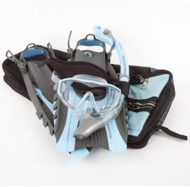 US Divers Women's Diva LX Dry Snorkeling Set with Premium Accessories