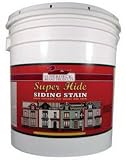 DUCKBACK DB-9701-5 WHITE BASE SUPER HIDE SOLID COLOR SIDING STAIN SIZE:5 GALLONS.
