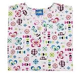Cherokee Uniforms Lady Butterfly (XS-5X) V-Neck Medical Scrub Top