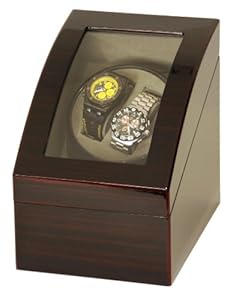 Belocia double watch winder with Japanese Mabuchi motor.