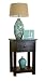 Kudos Contemporary Darkwood Lamp Table with Drawer