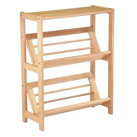 Winsome Wood 2-Tier Bookshelf, Natural