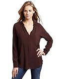IMAGE OF Splendid Women's One Button Blouse, Truffle, Small