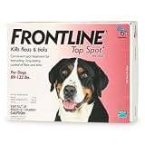 Frontline For Dogs And Puppies 89-132 Lb 6 Pk