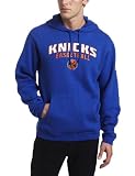 NBA Men's New York Knicks Playbook Hood II (Blue, X-Large)