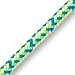 All Gear 1/2" dia. Polyester Arborist Climbing Rope, Blue/Neon Green/Yellow, 600 ft. AG16SP12600N - 1 Each