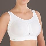 convertible bras-PureLime Firm Control Wire-free Compression Sports Bra (32C White)