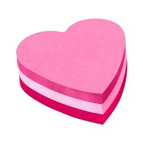 Post-it � Note Pink Heart Shape Cube 225 Sheets