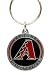 Zinc MLB Team Logo Key Ring - Arizona Diamondbacks