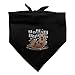 Laughing Hyena Dog Pet Bandana - Black