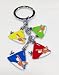 Angry Birds (Triangle) 4 in 1 Metal Charm Keychain