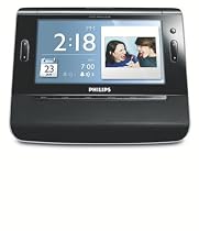 Philips USA AJL308 Clock Radio with 7-Inch TFT LCD Color Display and USB/SD Card Slot