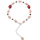 Sterling Silver Multicolor Fresh Water Cultured Pearl Bracelet