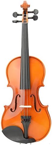 ASTONVILLA 3/4 Size Spruce Wood Acoustic Violin With Strings, Shoulder Rest, Electronic Tuner, Bag, Bow, Rosin (Wood Color)
