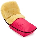 Kaiser 6510537 - Fu&szlig;sack f&uuml;r Marke Bugaboo Cameleon, Lammfell medizin, Farbe: pink