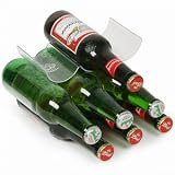 from Drinkstuff RakaStaka Original - Beer Bottle Rack Ideal for in the Fridge (1x Pack of 3) Holds 9+ 330ml Bottles - As Featured on Dragons Den