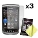 Cbus Wireless Three LCD Screen Guards / Protectors for RIM BlackBerry Torch 9800 / Torch 9810 / 9810 4G / Torch 2