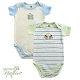 Touched by Nature Organic Bodysuit 2pk, Blue, 6-9 months