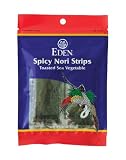 Eden Organic Spicy Toasted Nori Strips - Cultivated, 0.47-Ounce Packages (Pack of 6)