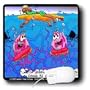 Londons Times Fish Fishing Deep Beneath Cartoons - Jellyfish Sting Going Down - Mouse Pads