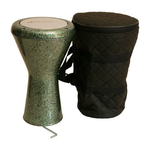 Aluminum Doumbek  Mini  Green