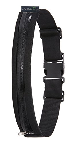 Waterproof Running Belt by Active Sage - Best for Exercise, Running, Hiking, Traveling - Fits iPhone 6 Plus, Note 4, Keys, Pepper Spray & More In Waist Storage Pocket - Weather & Sweat Resistant