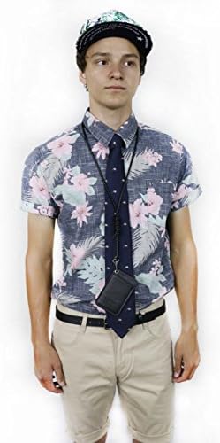 makeitblack Men's Short Sleeve Floral Printed Button Down Shirt Large Flower