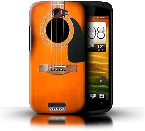 STUFF4 Phone Case / Cover for HTC One S / Sunburst Acoustic Design / Guitar Collection
