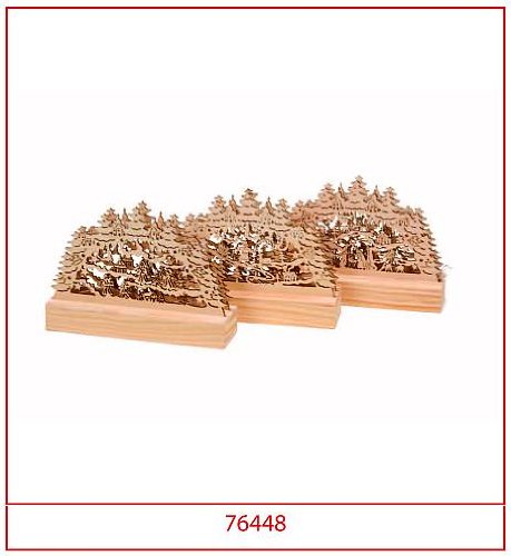 Beleuchtung Schwibb&Atilde;&para;gen Holz Mini mit 10er 23x17c 
