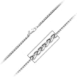 Inox Jewelry 3.4mm Round Wheat 316L Stainless Steel Chain Necklace