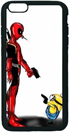 Minions Deadpool Custom Diy Unique Image Durable Rubber Silicone Case Iphone 6 Plus - 5.5 inches
