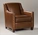 Sam Moore 9570.21 *QUICK SHIP* Urban Leather Club Chair in Culver Whiskey