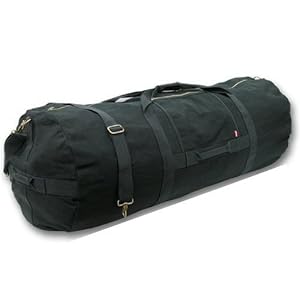 XL Heavy Weight Duffle Bag- Black
