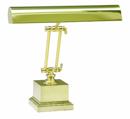 House of Troy P14-202 13-Inch Portable Desk/Piano Lamp, Polished Brass On Sale