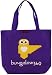 Bungalow360 Owl Reusable Grocery Tote Bag