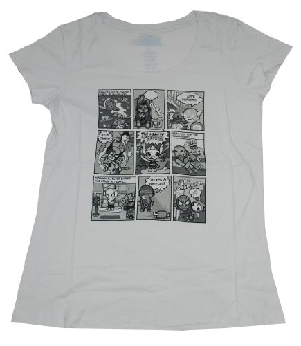  tokidoki X Marvel Women Marvel Comics Cream T-Shirt